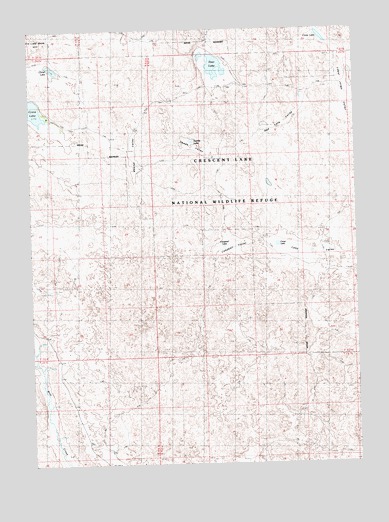 Deer Lake, NE USGS Topographic Map