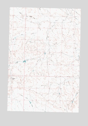 Antelope Springs, MT USGS Topographic Map