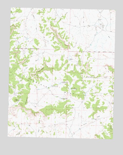 Deer Mesa, NM USGS Topographic Map