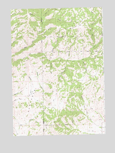 Deer Mountain, ID USGS Topographic Map