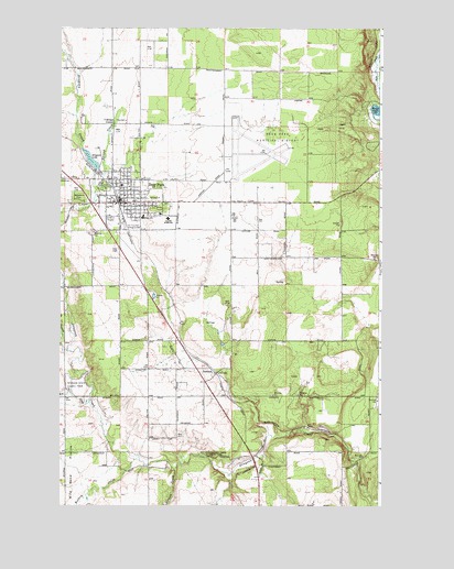 Deer Park, WA USGS Topographic Map