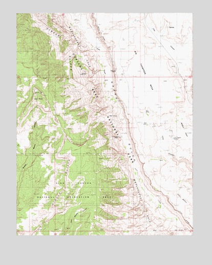 Deer Point, UT USGS Topographic Map