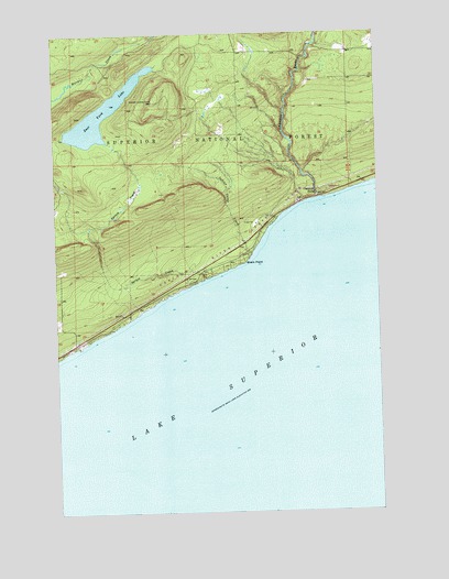Deer Yard Lake, MN USGS Topographic Map