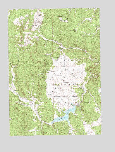 Deerfield, SD USGS Topographic Map