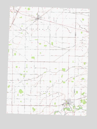Deerfield, MI USGS Topographic Map