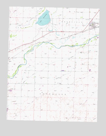 Deerfield, KS USGS Topographic Map