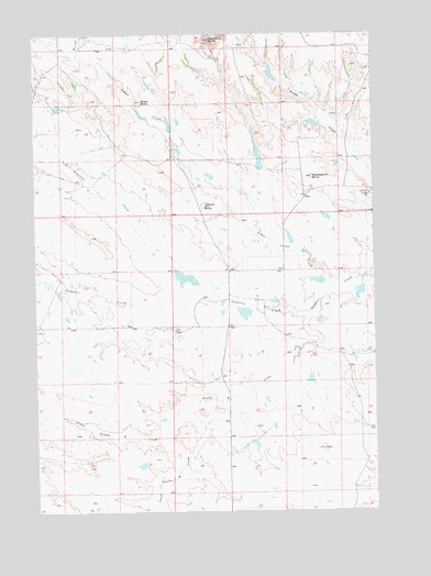 Deers Ears Butte South, SD USGS Topographic Map