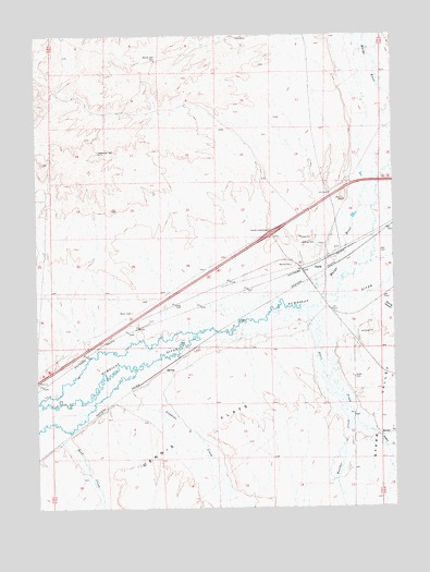 Deeth, NV USGS Topographic Map