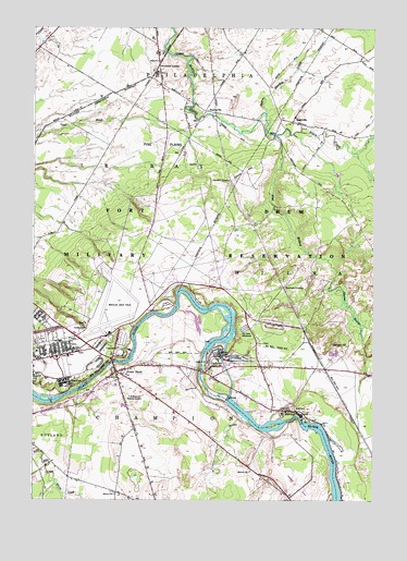 Deferiet, NY USGS Topographic Map