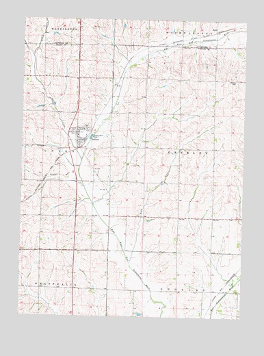 Defiance, IA USGS Topographic Map