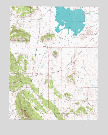 Antero Reservoir, CO USGS Topographic Map