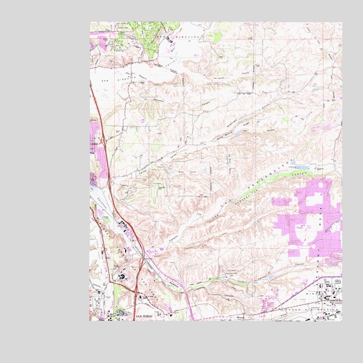 Del Mar, CA USGS Topographic Map