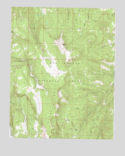 Del Norte Peak, CO USGS Topographic Map
