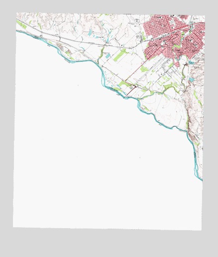 Del Rio SW, TX USGS Topographic Map