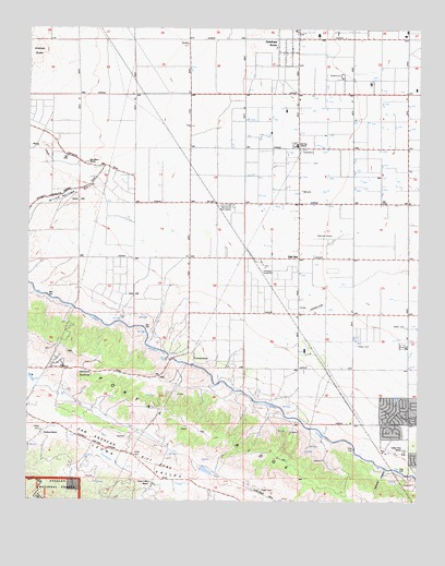 Del Sur, CA USGS Topographic Map