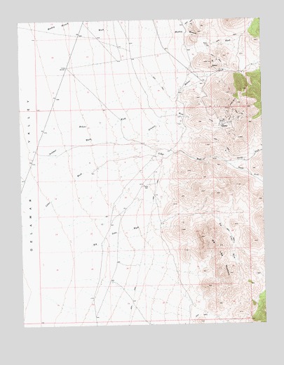 Delamar, NV USGS Topographic Map