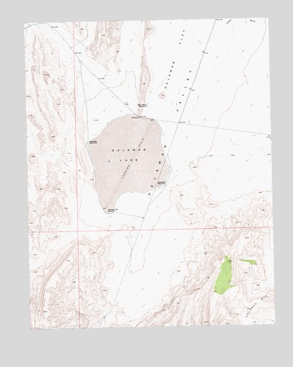 Delamar Lake, NV USGS Topographic Map