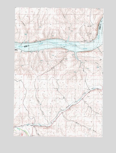 Delaney, WA USGS Topographic Map