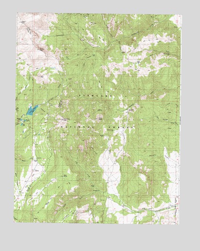Delano Peak, UT USGS Topographic Map