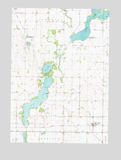 Delavan, MN USGS Topographic Map