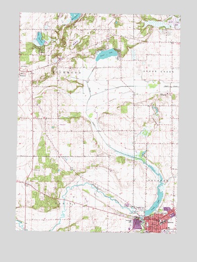 Delavan, WI USGS Topographic Map