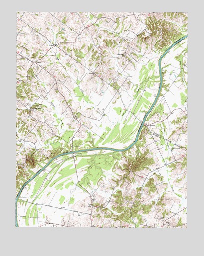 Delaware, KY USGS Topographic Map