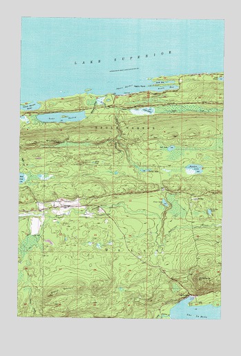 Delaware, MI USGS Topographic Map