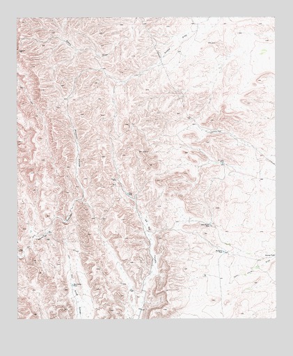 Delaware Ranch, TX USGS Topographic Map