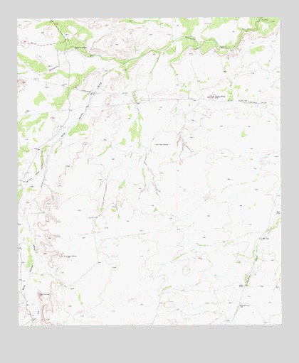 Delaware Spring, TX USGS Topographic Map