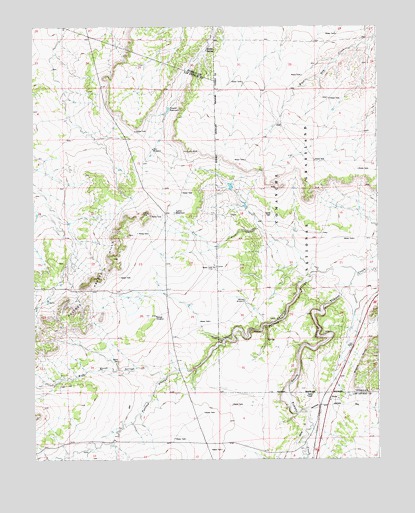 Delhi, CO USGS Topographic Map