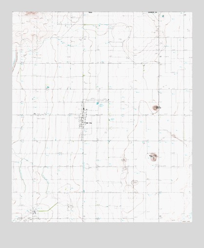 Dell City, TX USGS Topographic Map