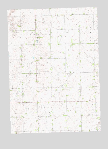 Dell Rapids NE, SD USGS Topographic Map
