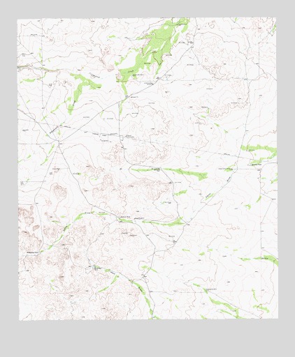 Dellahunt Draw East, TX USGS Topographic Map