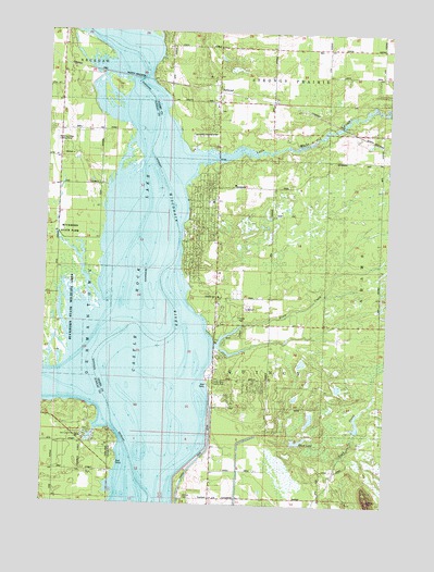 Dellwood, WI USGS Topographic Map