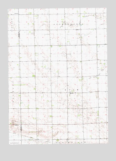 Delmont SE, SD USGS Topographic Map