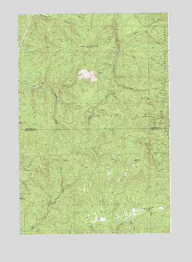 Anthony Peak, ID USGS Topographic Map