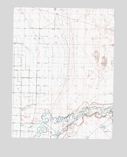 Delta NE, UT USGS Topographic Map