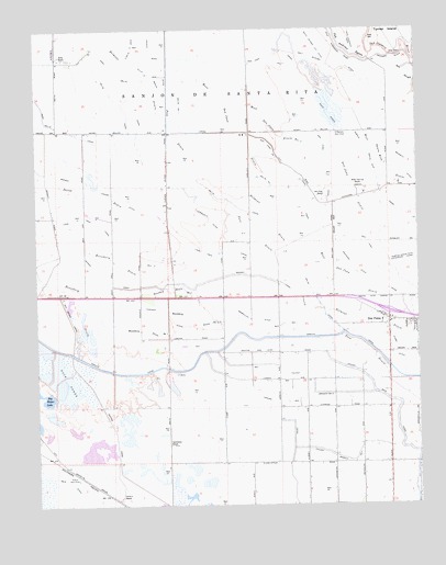 Delta Ranch, CA USGS Topographic Map