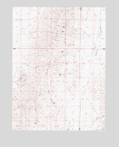 Delvada Spring, NV USGS Topographic Map