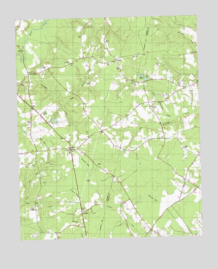 Delway, NC USGS Topographic Map