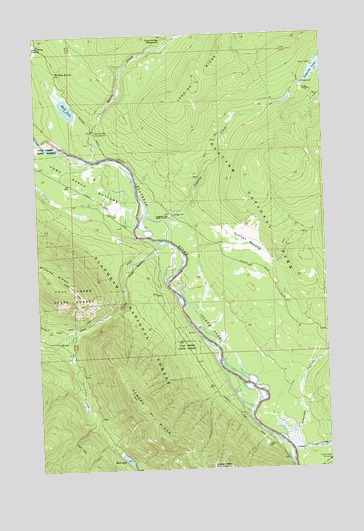 Demers Ridge, MT USGS Topographic Map