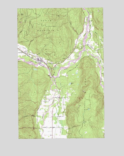 Deming, WA USGS Topographic Map