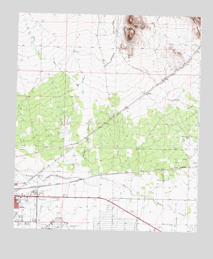 Deming East, NM USGS Topographic Map