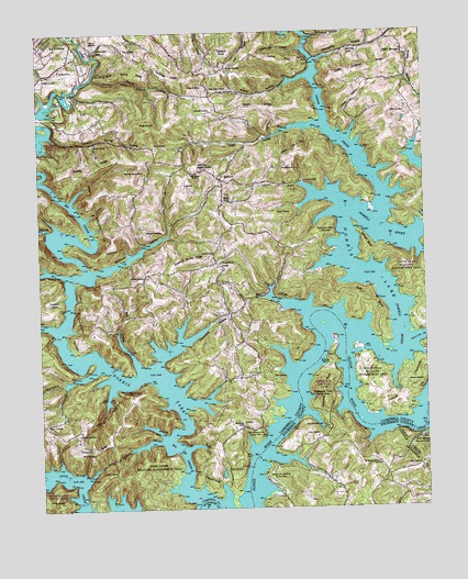 Demory, TN USGS Topographic Map
