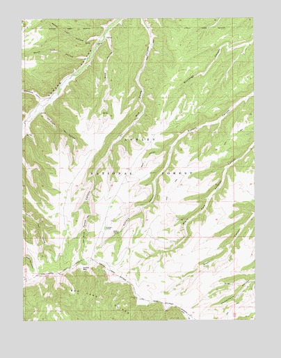 Anthro Mountain, UT USGS Topographic Map