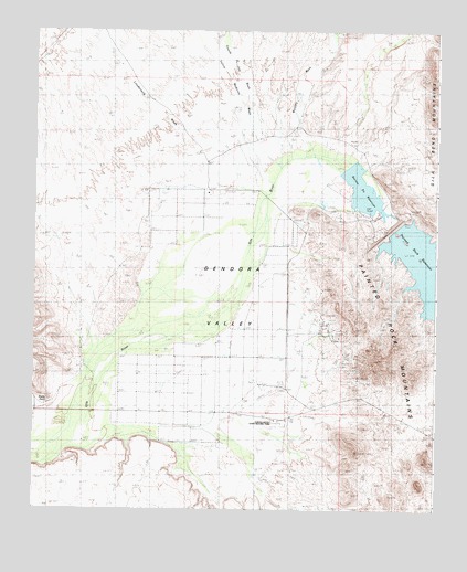 Dendora Valley, AZ USGS Topographic Map