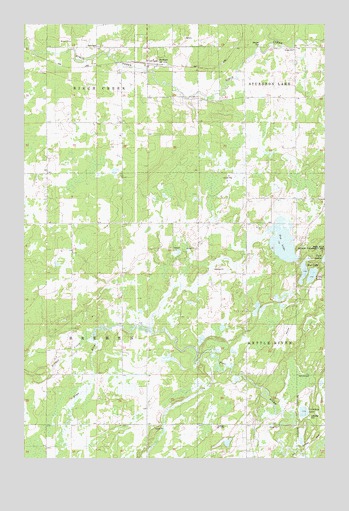 Denham, MN USGS Topographic Map