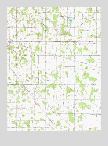 Denham, IN USGS Topographic Map