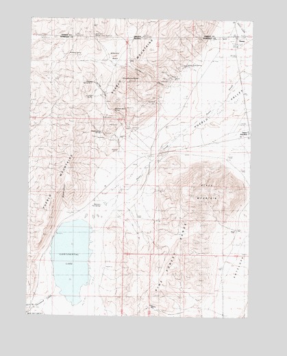 Denio, NV USGS Topographic Map