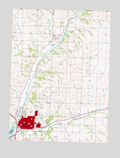 Denison, IA USGS Topographic Map